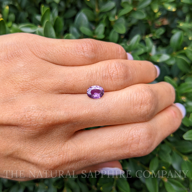 1.24 Ct. Purplish Pink Sapphire from Ceylon (Sri Lanka)