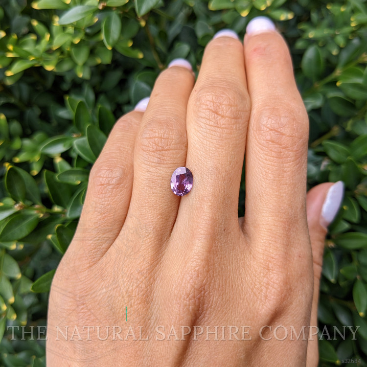 1.24 Ct. Purplish Pink Sapphire from Ceylon (Sri Lanka)