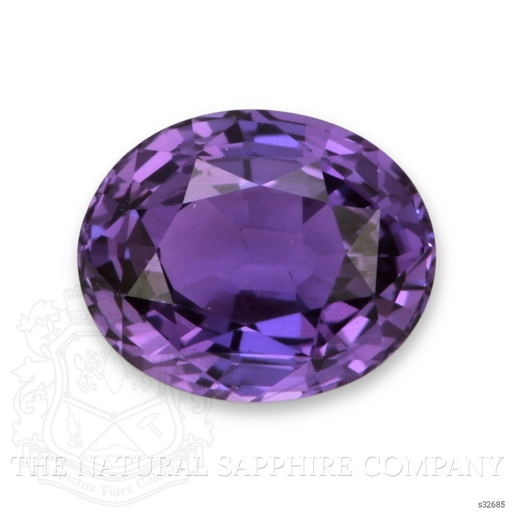 1.95 Ct. Bluish Purple Sapphire from Ceylon (Sri Lanka)