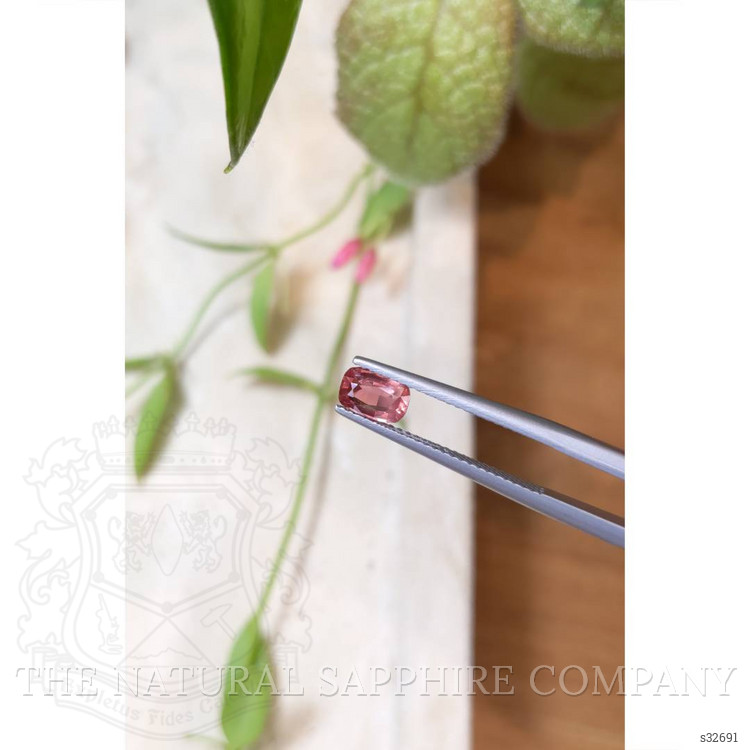 0.79 Ct. Reddish Pink Sapphire from Madagascar