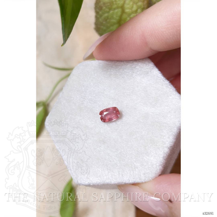 0.79 Ct. Reddish Pink Sapphire from Madagascar