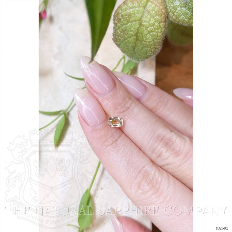 0.83 Ct. Peach Sapphire from Madagascar