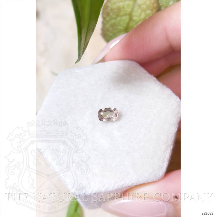 0.83 Ct. Peach Sapphire from Madagascar