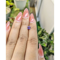 0.66 Ct. Purple Sapphire from Madagascar Life Style