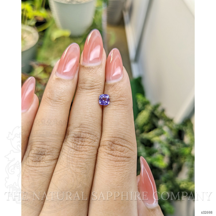 0.66 Ct. Purple Sapphire from Madagascar