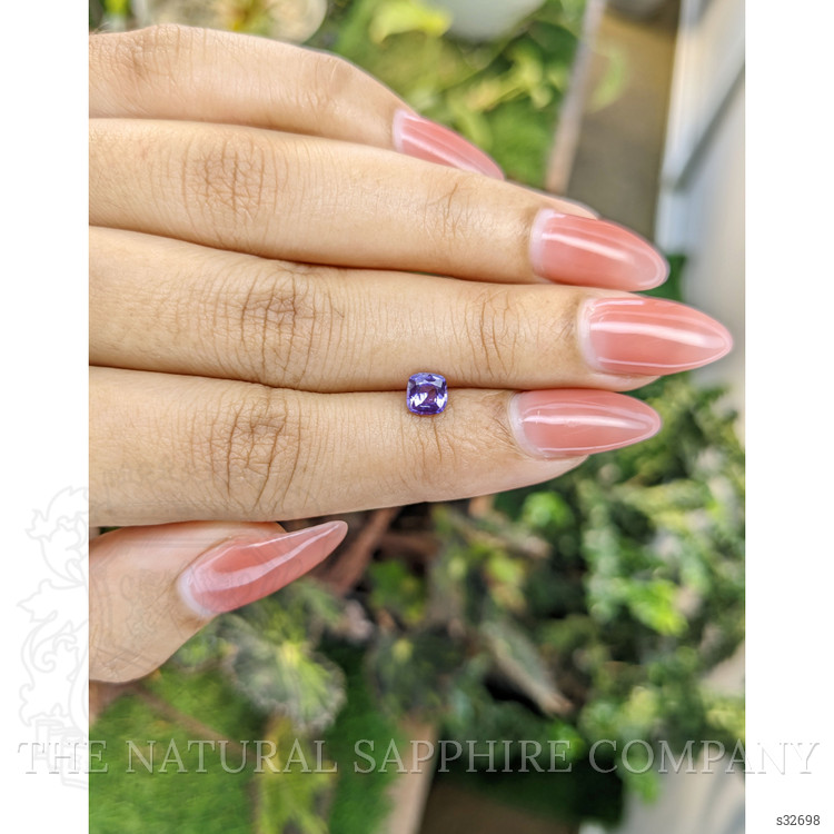 0.66 Ct. Purple Sapphire from Madagascar