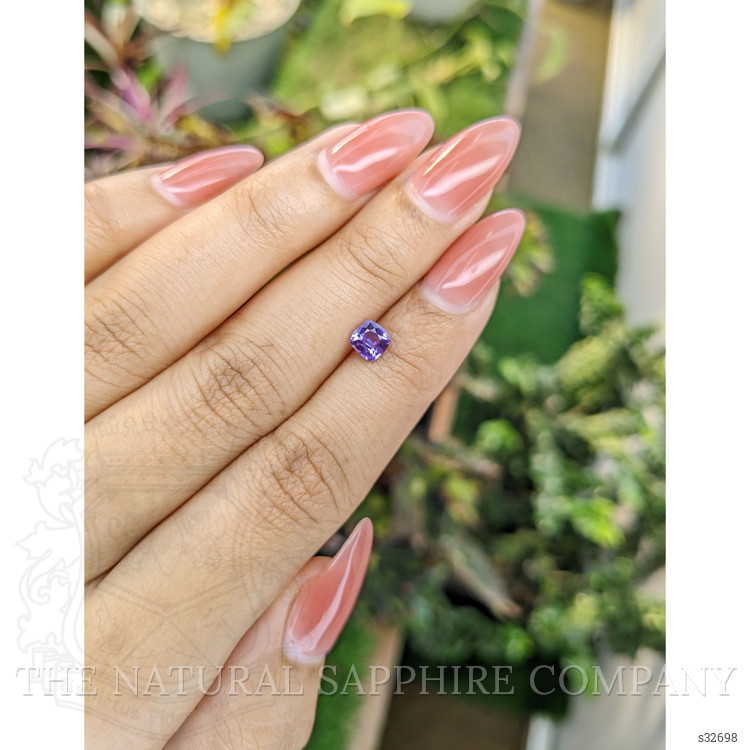 0.66 Ct. Purple Sapphire from Madagascar