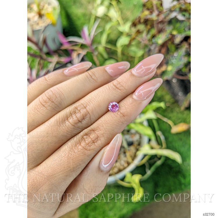 0.71 Ct. Pinkish Purple Sapphire from Madagascar