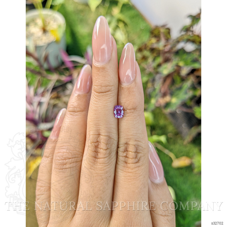 0.79 Ct. Pinkish Purple Sapphire from Madagascar