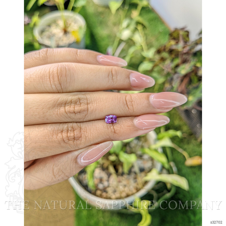 0.79 Ct. Pinkish Purple Sapphire from Madagascar