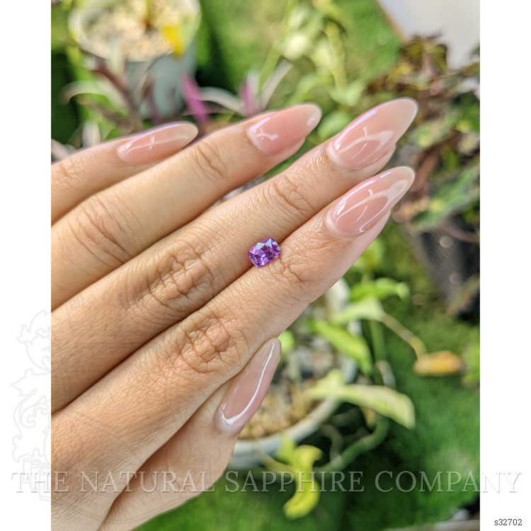 0.79 Ct. Pinkish Purple Sapphire from Madagascar