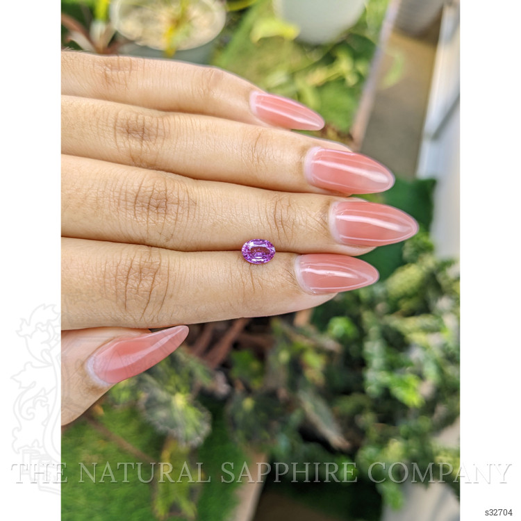0.82 Ct. Pinkish Purple Sapphire from Madagascar
