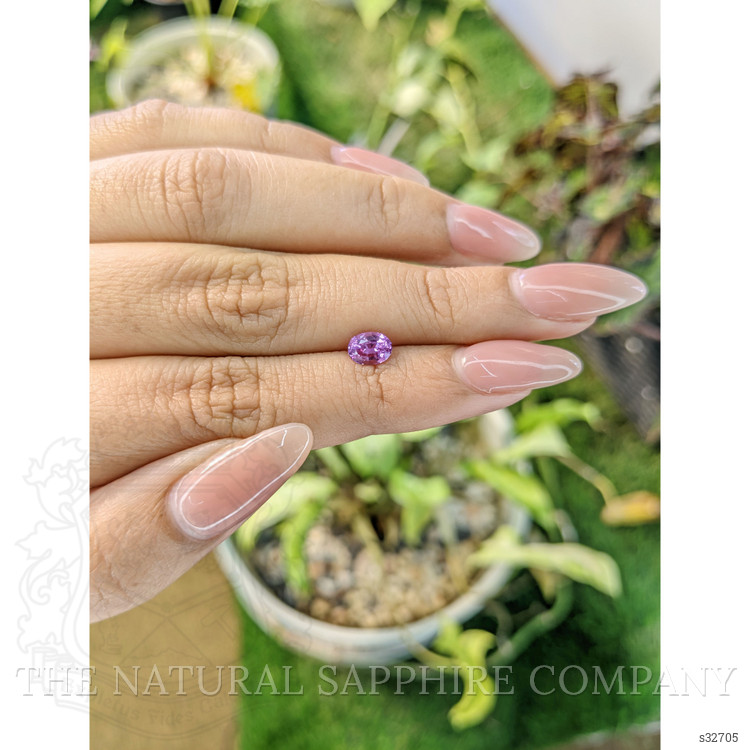 0.84 Ct. Pinkish Purple Sapphire from Madagascar