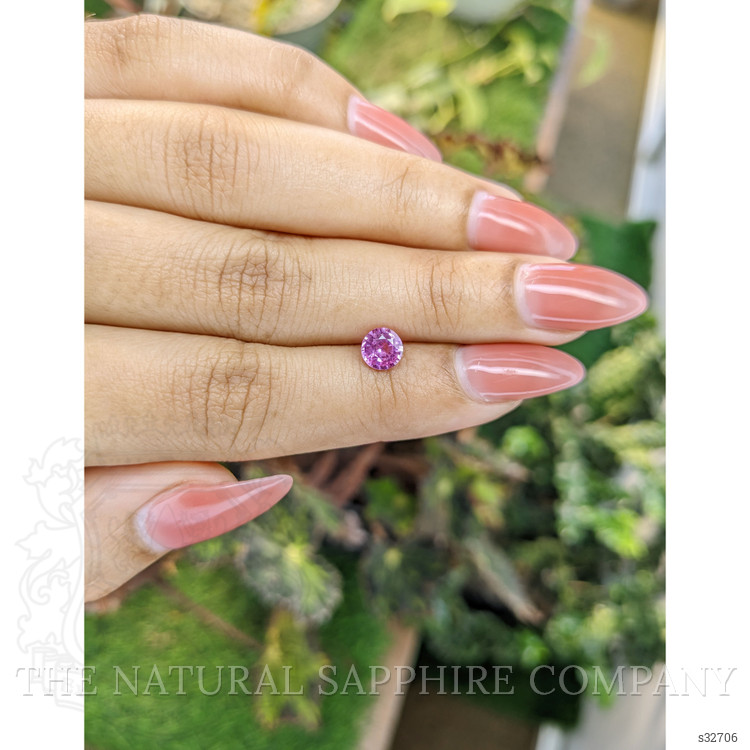 0.84 Ct. Pinkish Purple Sapphire from Madagascar