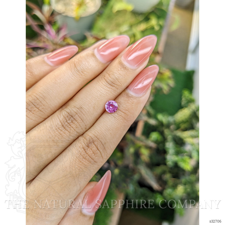 0.84 Ct. Pinkish Purple Sapphire from Madagascar