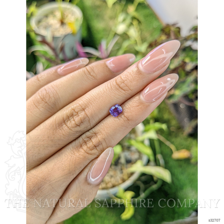 0.84 Ct. Purple Sapphire from Madagascar