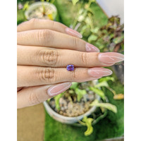 0.84 Ct. Purple Sapphire from Madagascar Life Style