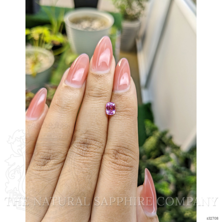 0.82 Ct. Pinkish Purple Sapphire from Madagascar