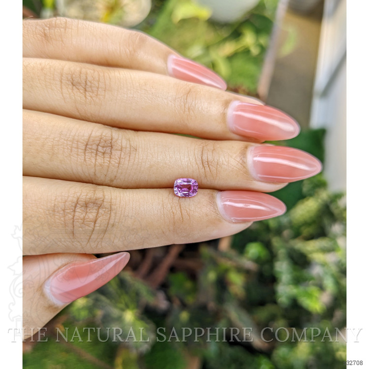 0.82 Ct. Pinkish Purple Sapphire from Madagascar