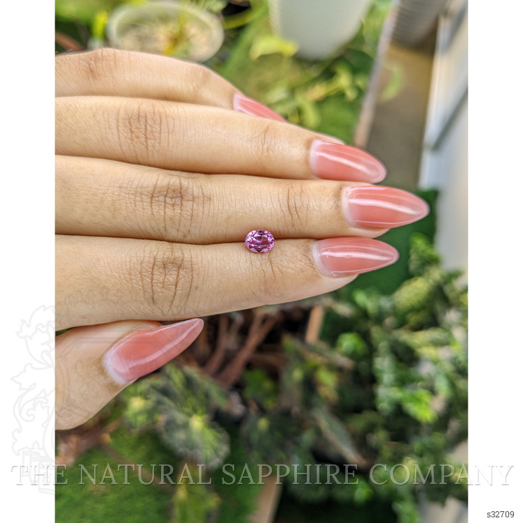 0.88 Ct. Purplish Pink Sapphire from Madagascar