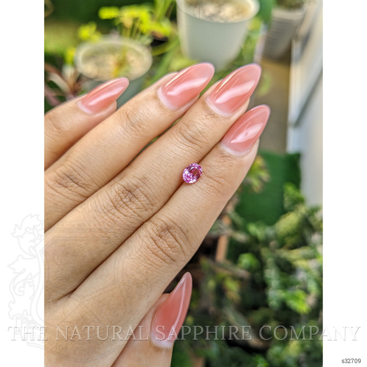 0.88 Ct. Purplish Pink Sapphire from Madagascar