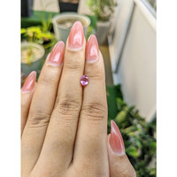 0.88 Ct. Purplish Pink Sapphire from Madagascar Life Style