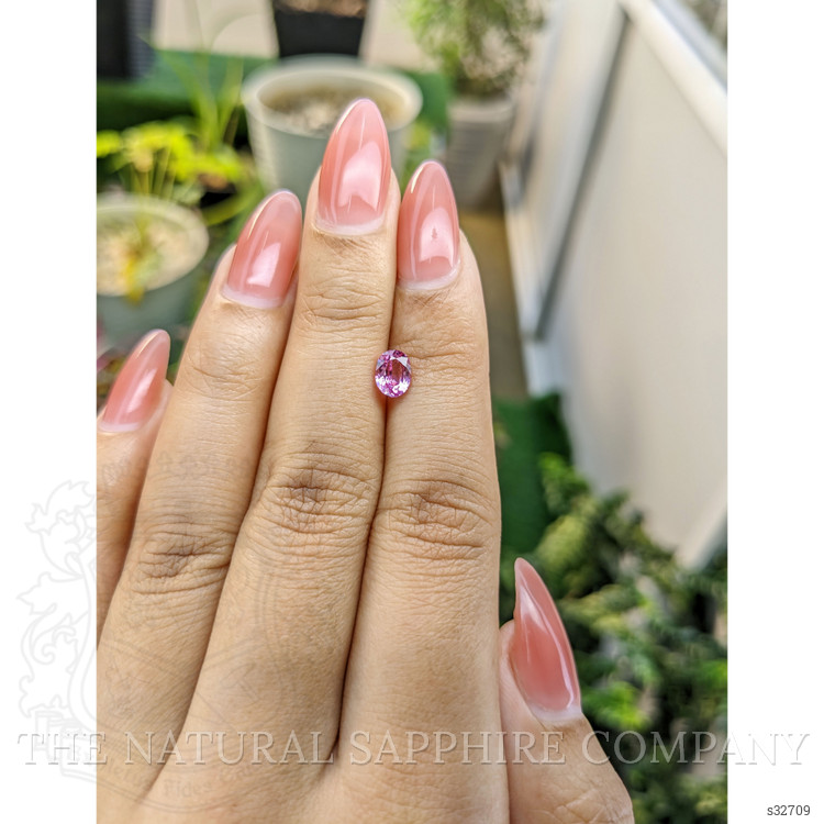 0.88 Ct. Purplish Pink Sapphire from Madagascar