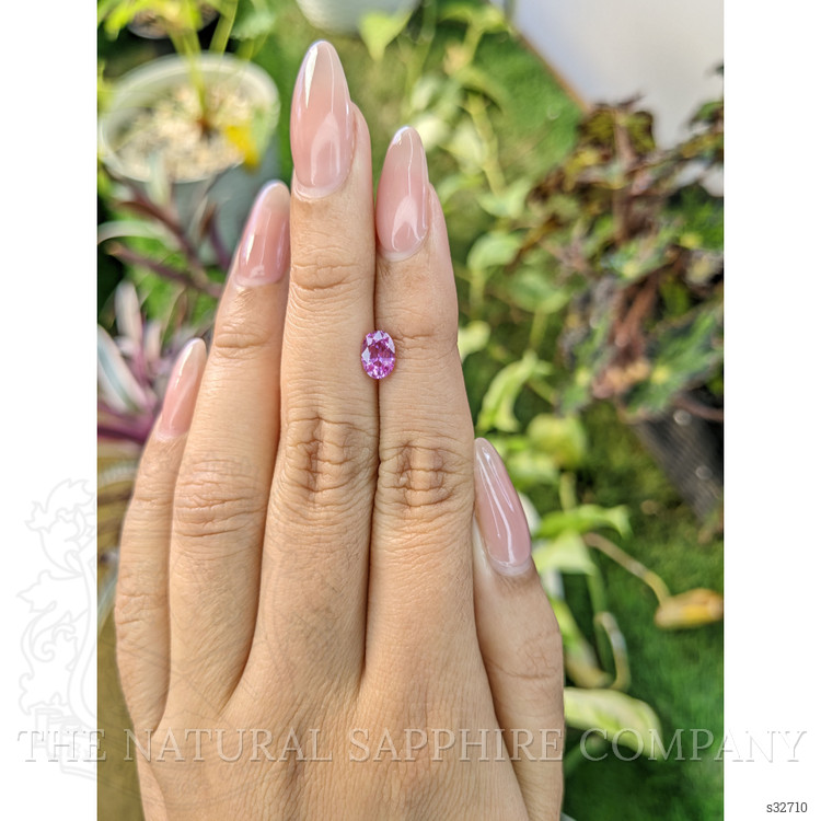0.87 Ct. Pinkish Purple Sapphire from Madagascar