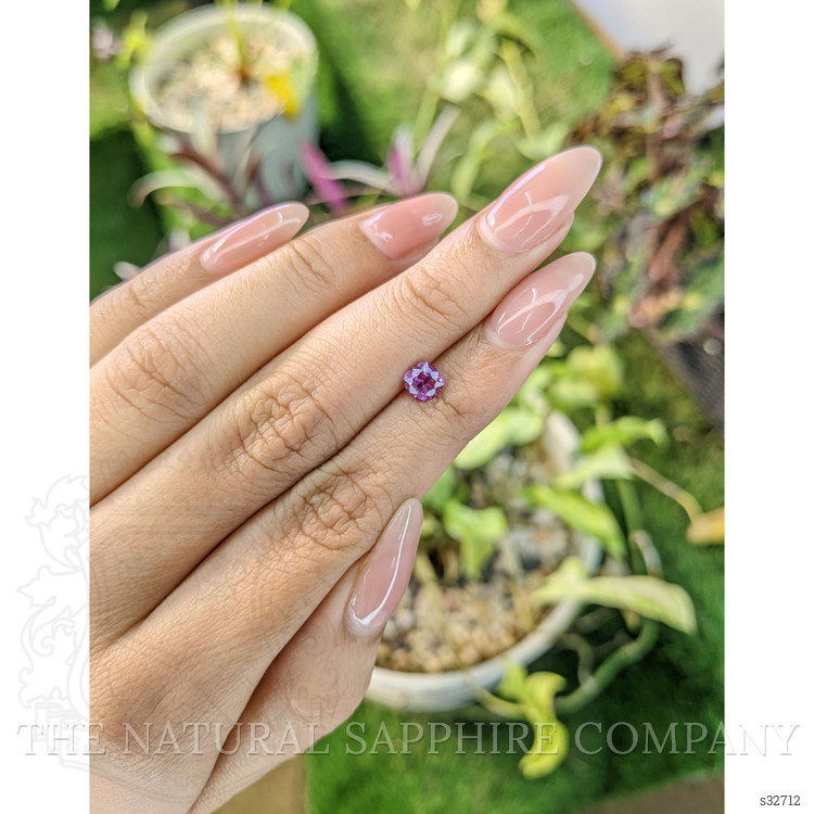0.90 Ct. Pinkish Purple Sapphire from Madagascar