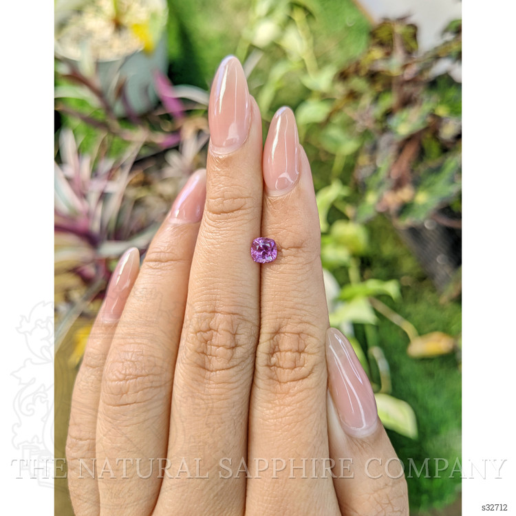 0.90 Ct. Pinkish Purple Sapphire from Madagascar