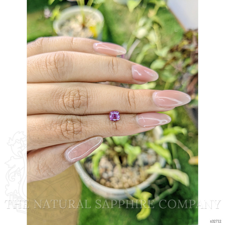 0.90 Ct. Pinkish Purple Sapphire from Madagascar