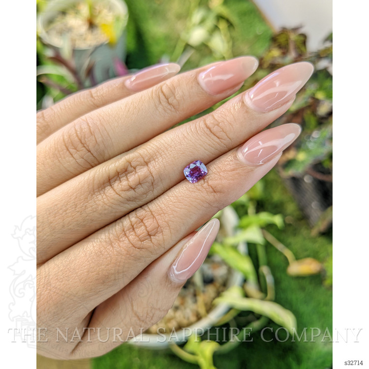 0.93 Ct. Pinkish Purple Sapphire from Madagascar