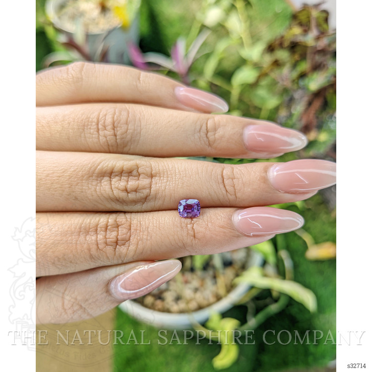 0.93 Ct. Pinkish Purple Sapphire from Madagascar
