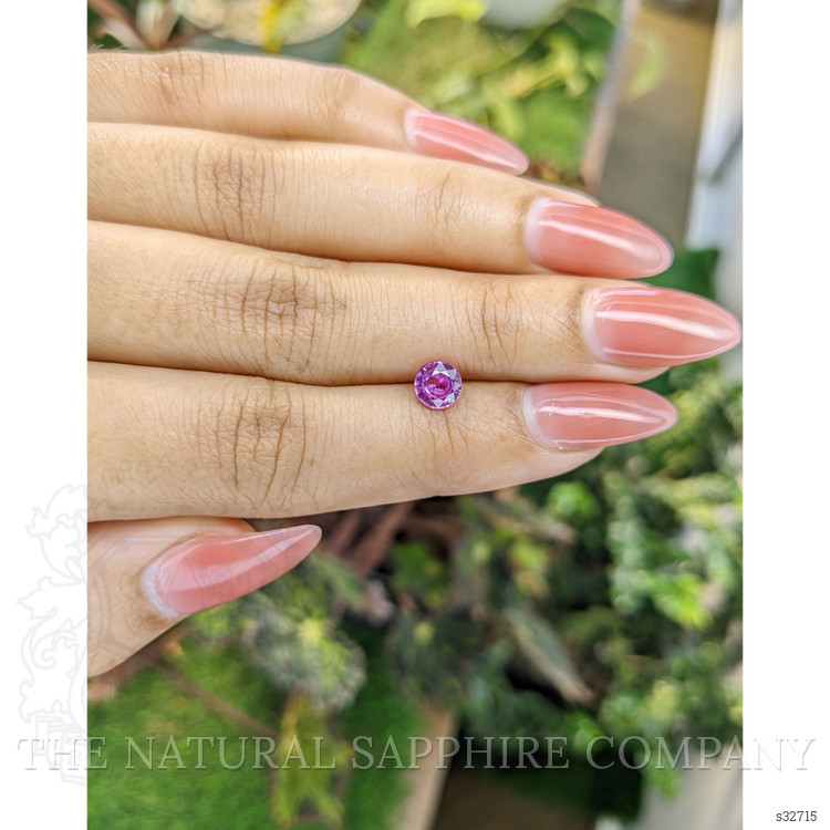 0.92 Ct. Pinkish Purple Sapphire from Madagascar
