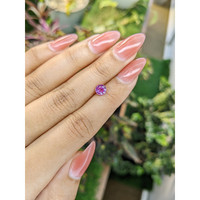 0.92 Ct. Pinkish Purple Sapphire from Madagascar Life Style