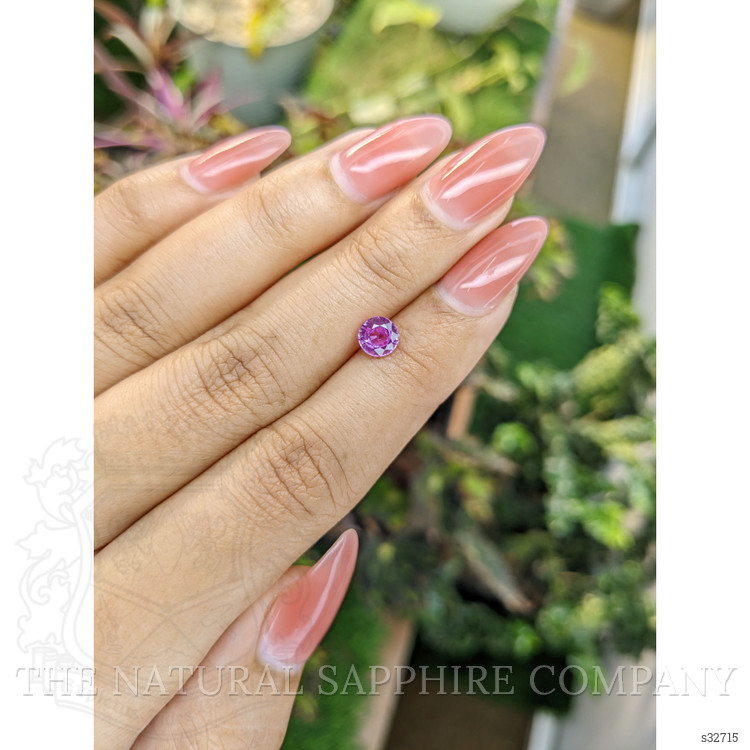 0.92 Ct. Pinkish Purple Sapphire from Madagascar