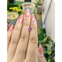 0.92 Ct. Pinkish Purple Sapphire from Madagascar Life Style