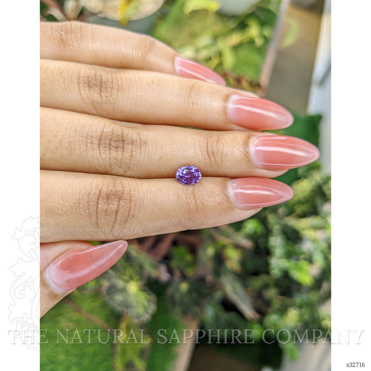 0.93 Ct. Pinkish Purple Sapphire from Madagascar