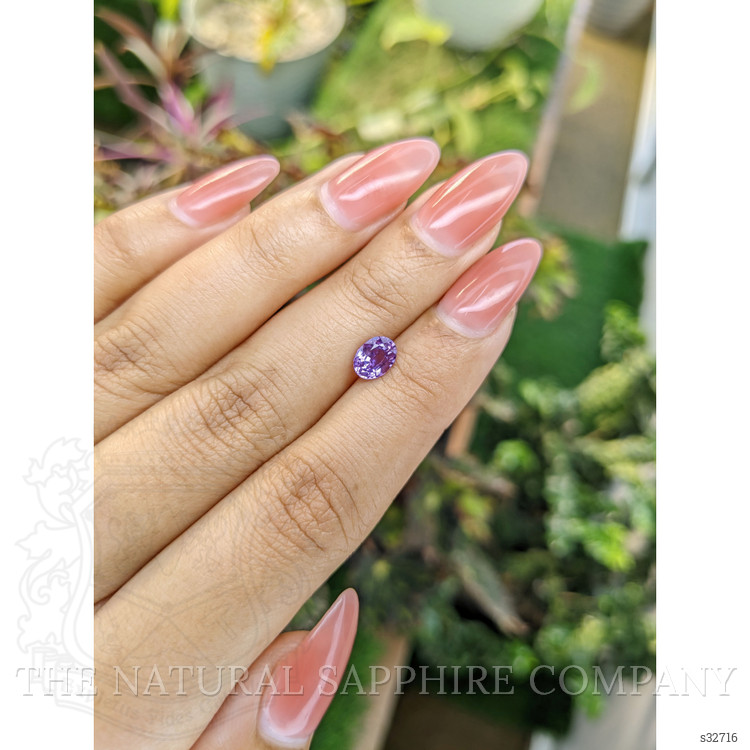 0.93 Ct. Pinkish Purple Sapphire from Madagascar