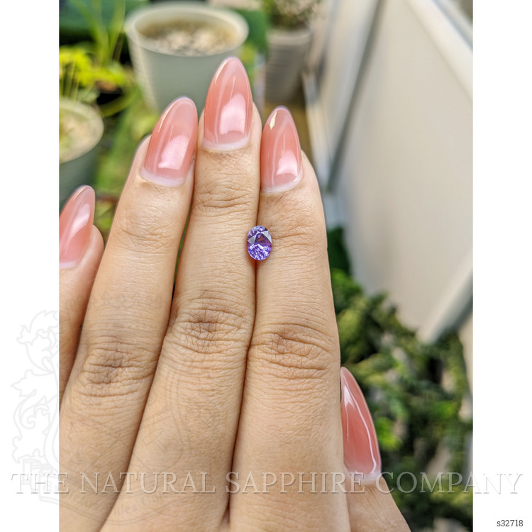 0.94 Ct. Pinkish Purple Sapphire from Madagascar
