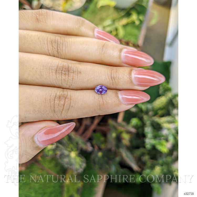 0.94 Ct. Pinkish Purple Sapphire from Madagascar
