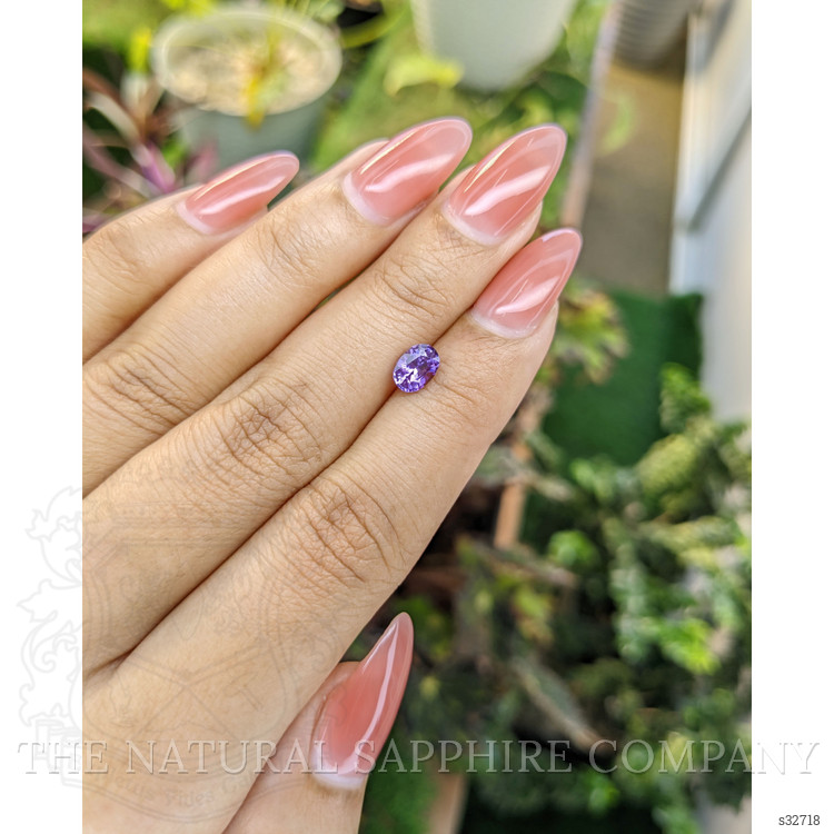 0.94 Ct. Pinkish Purple Sapphire from Madagascar