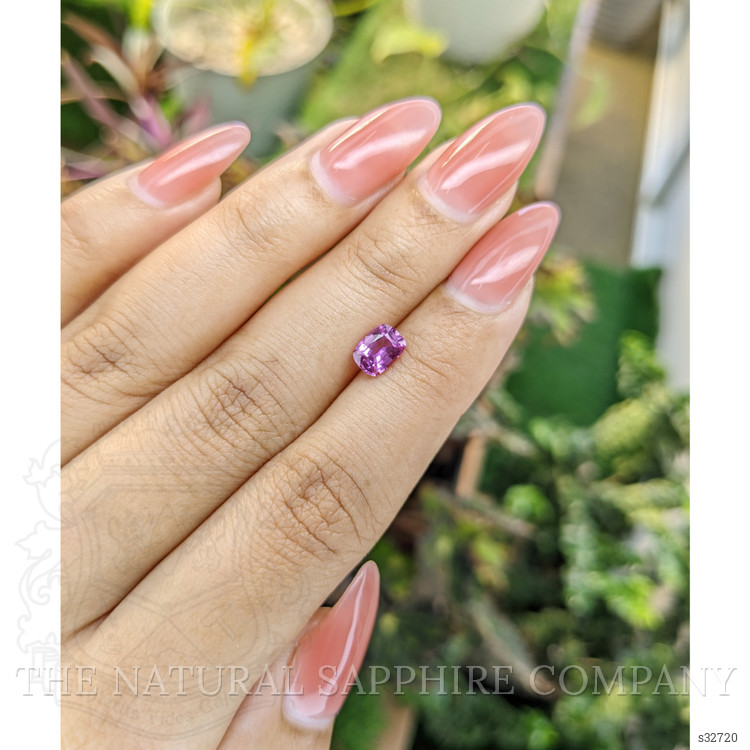 0.96 Ct. Pinkish Purple Sapphire from Madagascar