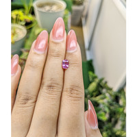 0.96 Ct. Pinkish Purple Sapphire from Madagascar Life Style