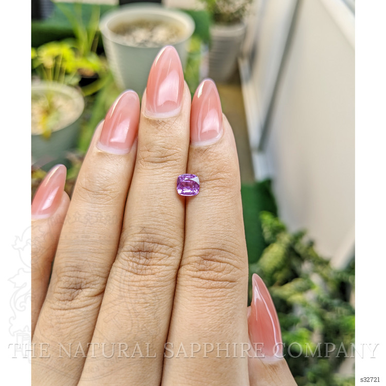 0.95 Ct. Pinkish Purple Sapphire from Madagascar