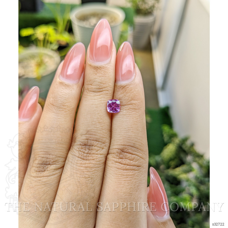 0.97 Ct. Pinkish Purple Sapphire from Madagascar
