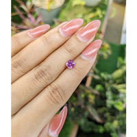 0.97 Ct. Pinkish Purple Sapphire from Madagascar Life Style