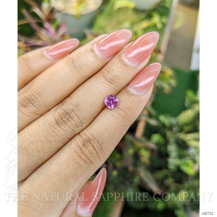0.97 Ct. Pinkish Purple Sapphire from Madagascar