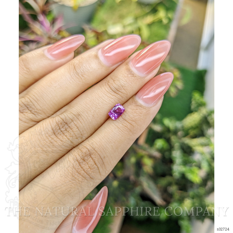 1.03 Ct. Pinkish Purple Sapphire from Madagascar