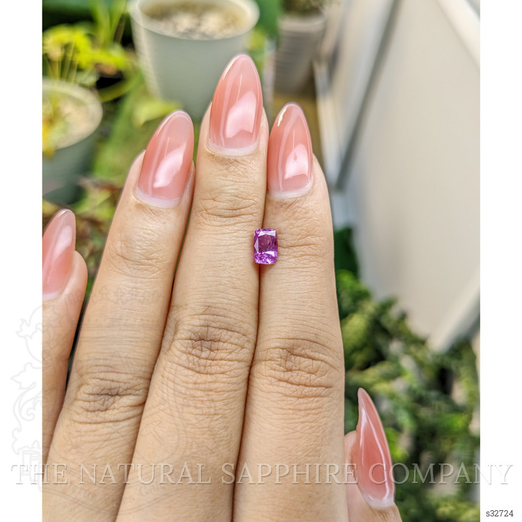 1.03 Ct. Pinkish Purple Sapphire from Madagascar